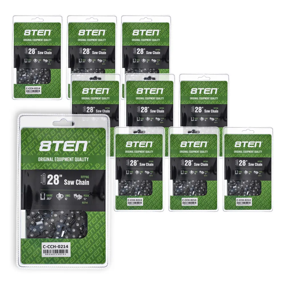 Chainsaw Chain 28 Inch .063 3/8 92DL Husqvarna Stihl McCulloch 72EXL092G 73EXL092G 72LPX092G | SET TEN