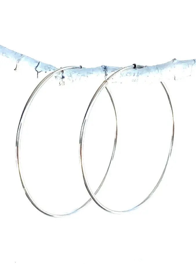 CV Designs Sterling Endless Hoops