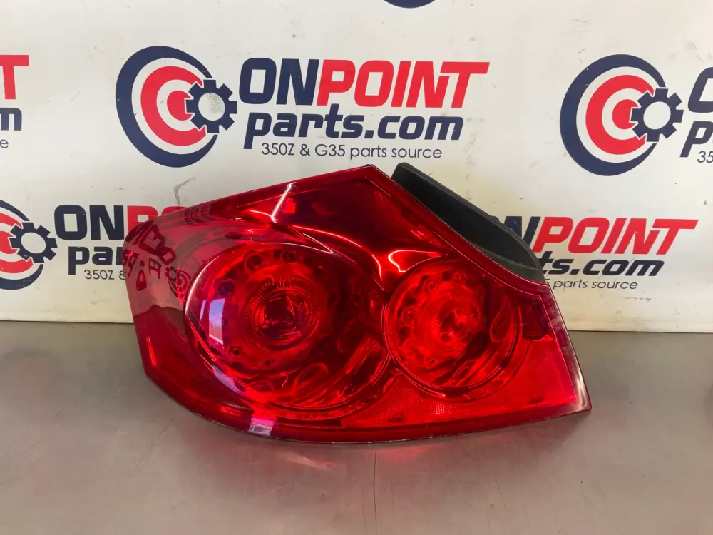 2008 Infiniti G35 Sedan Driver Left Tail Airy Assembly 26555 OEM 13BC4E2