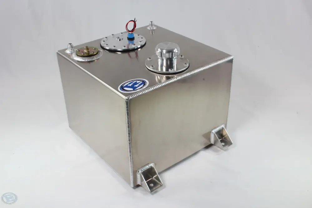 12 Gallon 16x16x12 Aluminium EFI Tank W Aeromotive 340 -tank pump