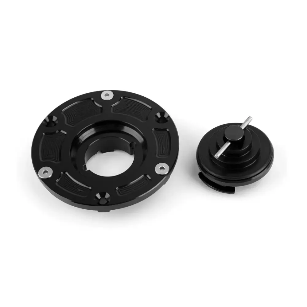 Keyless Fuel Gas Cap RC-266-BLK 2008-2017 Kawasaki Motorcycle EX250 EX300 Ninja ER250 ER300