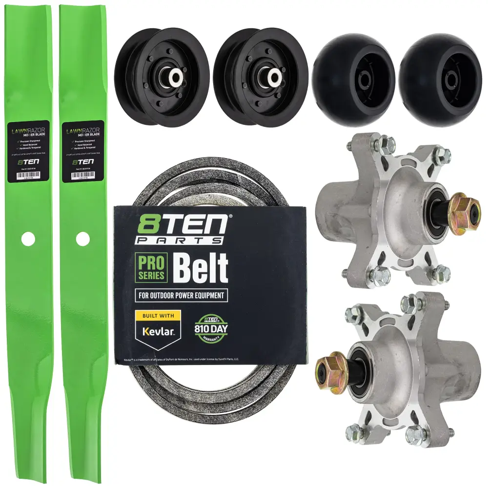 Blade Spindle Belt Idler Deck Wheel Kit Toro Exmark