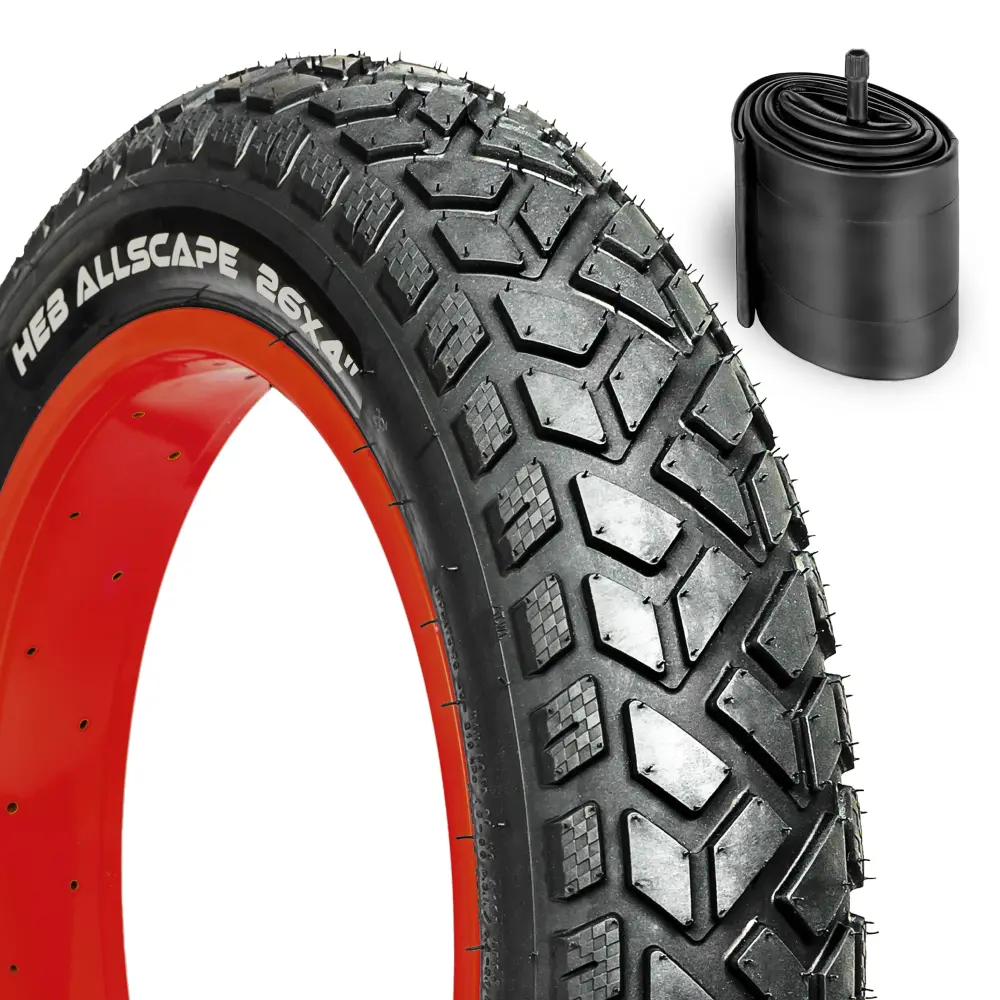 HEB ALLSCAPE® Fat Tire 26x4 contains 1 Tire/ 1 Tube