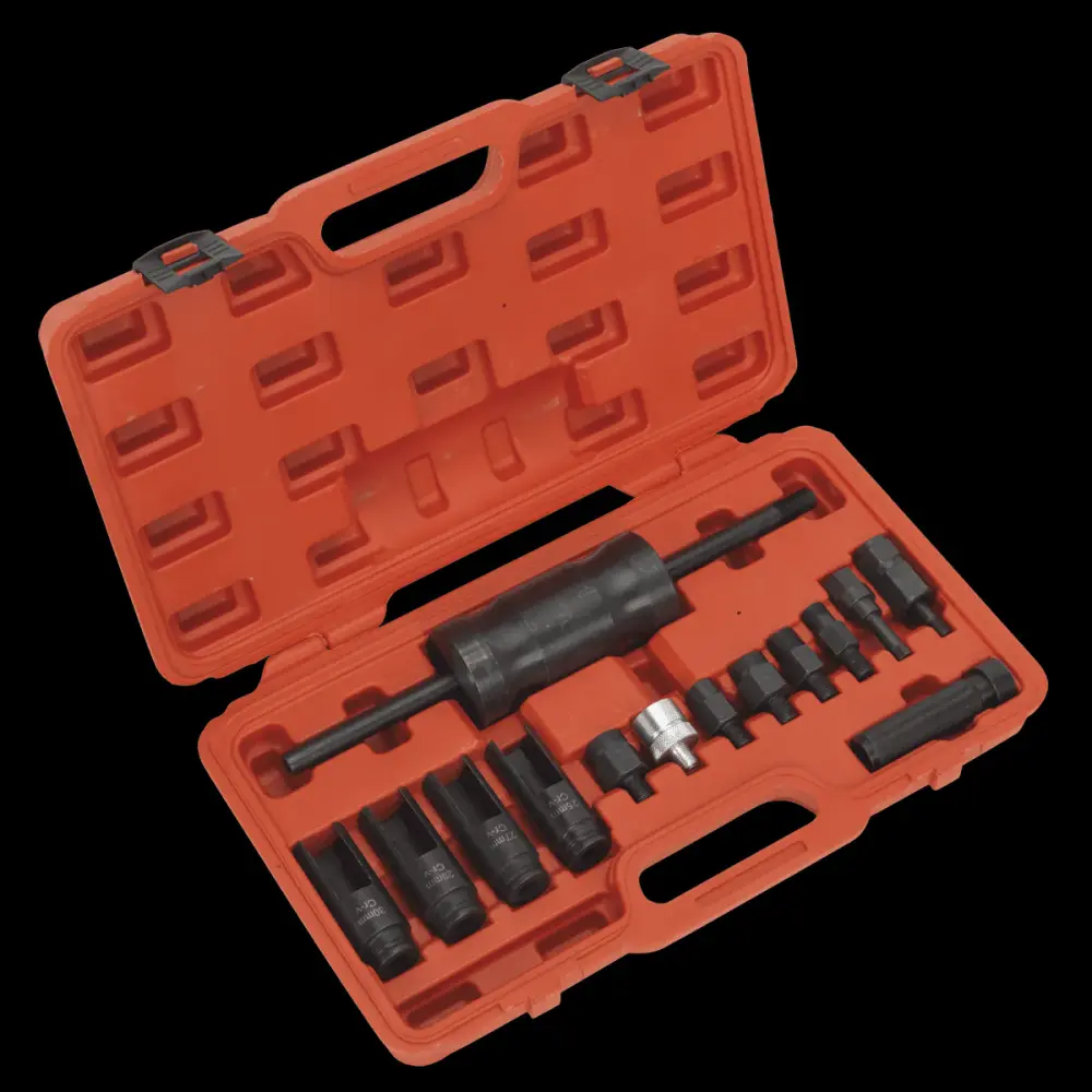 Sealey VS2059 Diesel Injector Puller Adjust 14pc