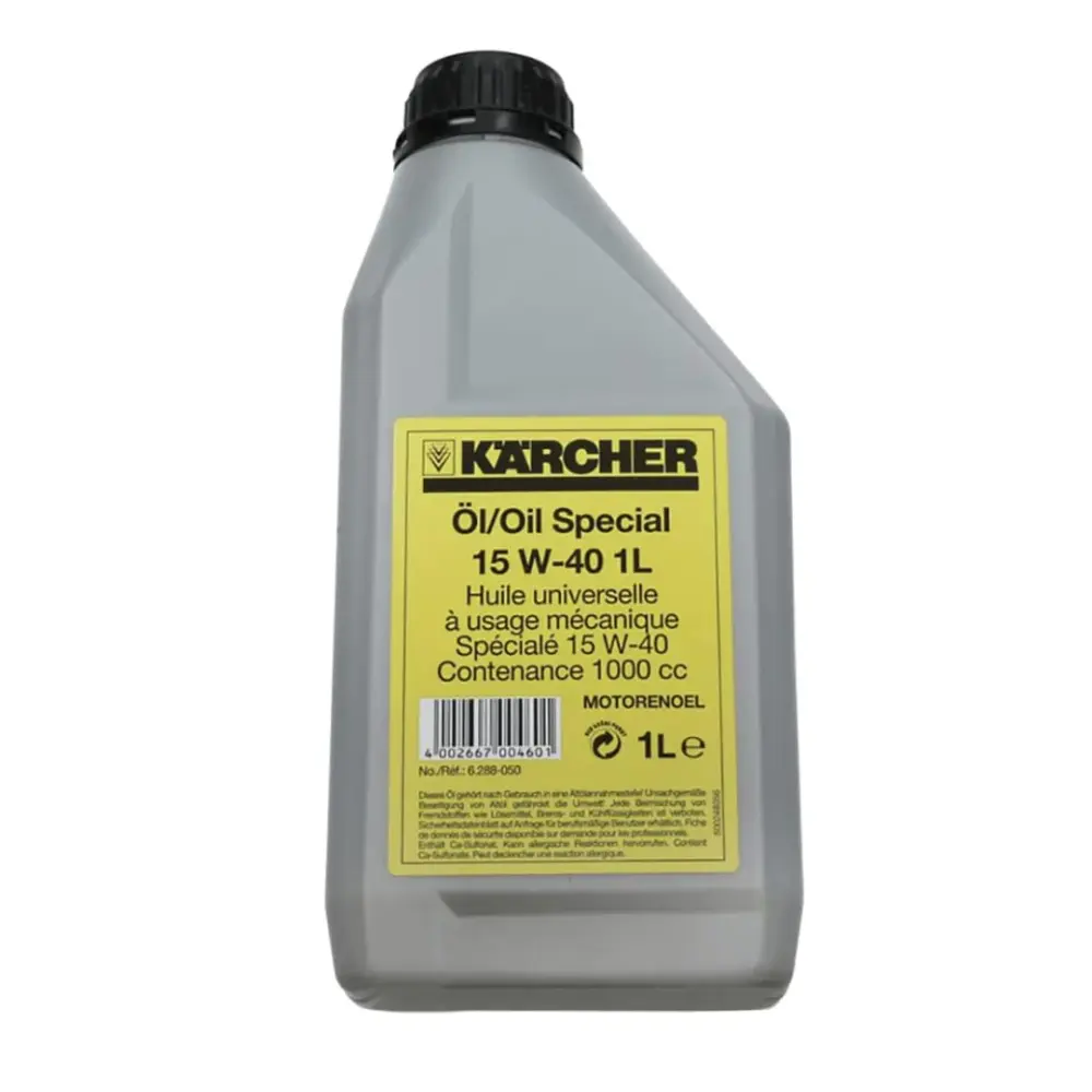 Karcher Part Number 6.288-050.0 Real OEM Synthetic Engine Oil Non-Detergent 15W40 1 Liter