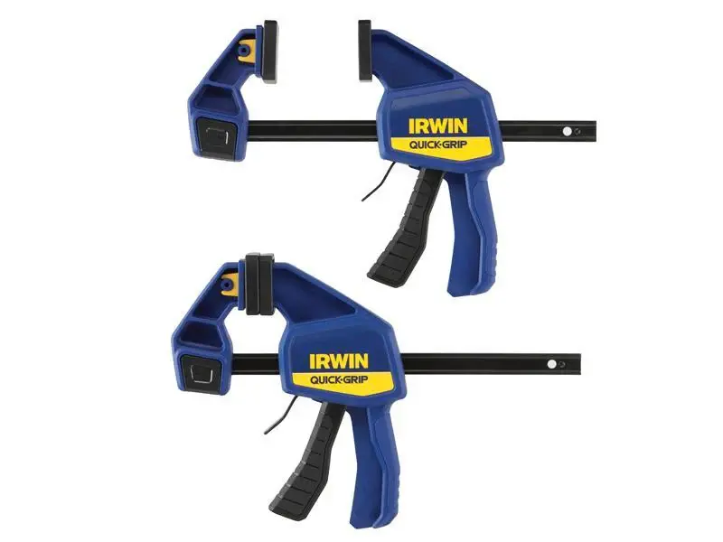Truck Bed Irwin Quick-Grip Quick-Change Medium-Duty Bar Clamp 150Mm (6In) Twin Pack