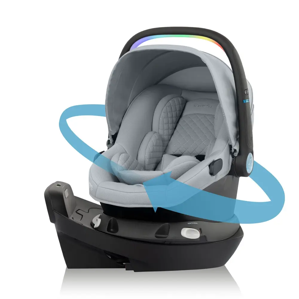 Revolve180 LiteMax NXT Rotational Car Seat SensorySoothe - Quartz