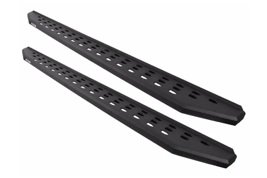 Nerf Style Jeep Wrangler JL 2-Door Go Rhino RB20 Running Boards - Dimensional Black