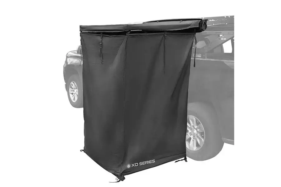 Heavy-Duty RV Overland Vehicle Systems XD Nomadic 90 Degree Pivot Shower Awning