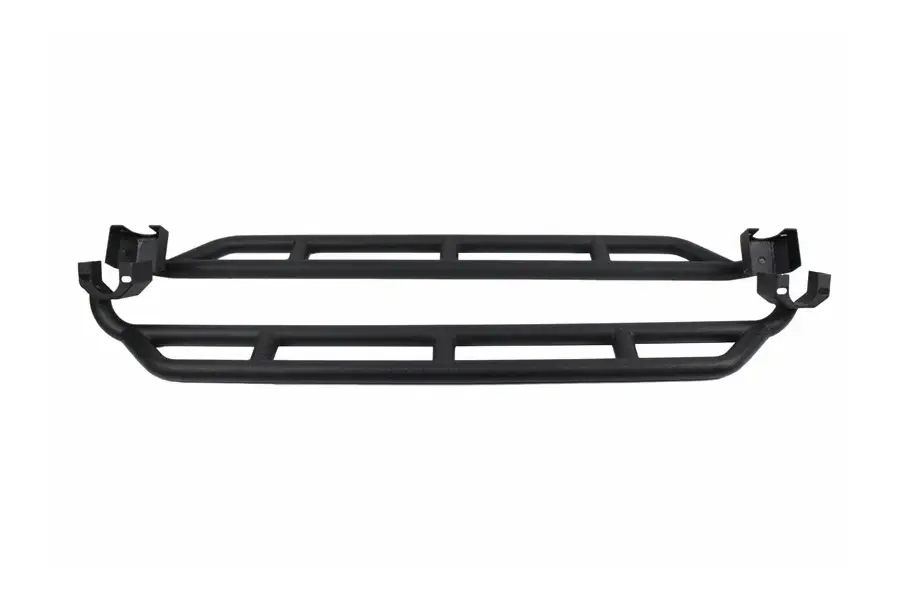 Jeep Wrangler JK 4-Door Fishbone Offroad Rocker Guards - Onyx