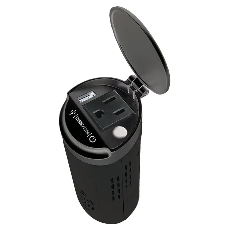 Schumacher XI15 Power Converter, 10/15 VDC Input, 110/125 VAC Output, 150 W, 0.3 to 15 , Jet-black