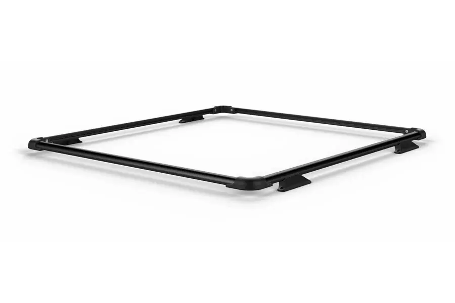 Jeep Wrangler JK 4-Door Teraflex Nebo Roof Rack Raised Rail Kit Charcoal