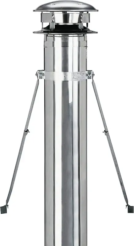 Selkirk 206440 Roof Brace Kit, Rust-resistant Steel, Includes: (1) Support Band