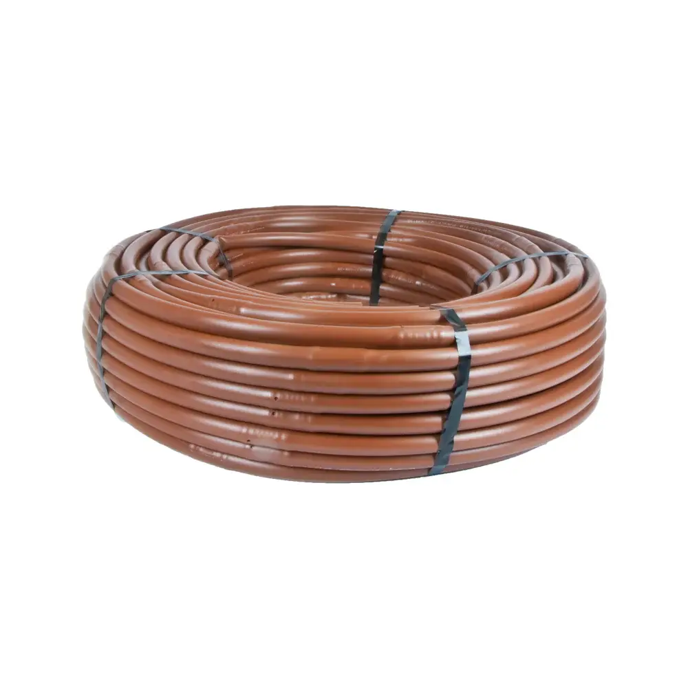 17mm Soaker Hose Dripline - 12" Spacing .6GPH .670 O.D. - Check Valve (CV) Pressure Compensating (100ft') DIG A5-112P-CV