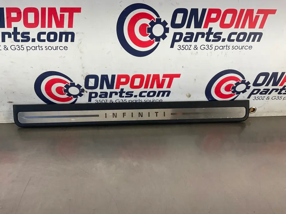 07-13 Infiniti G35 G37 Sedan LH FR Door Sill Scuff Plate 769B0JK600 OEM 13BC4E7