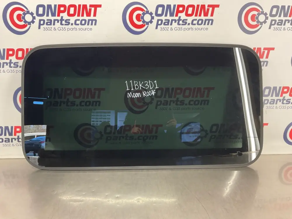 2006 Infiniti G35 Toned Moon Sun Roof Glass OEM 11BK3D1
