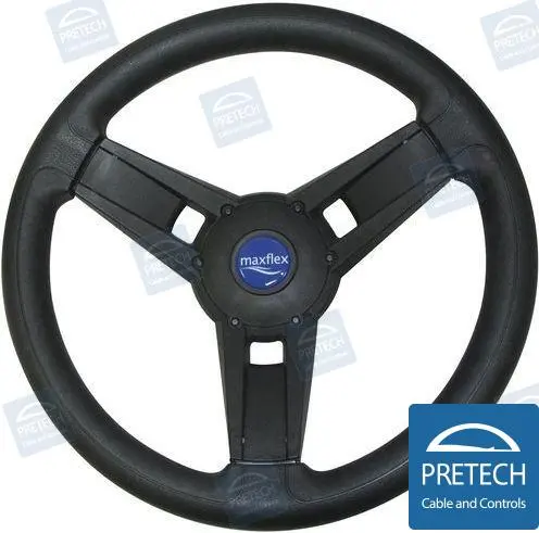 VOLANTE OXNARD SOBREMOLDEADO NEGRO 350MM