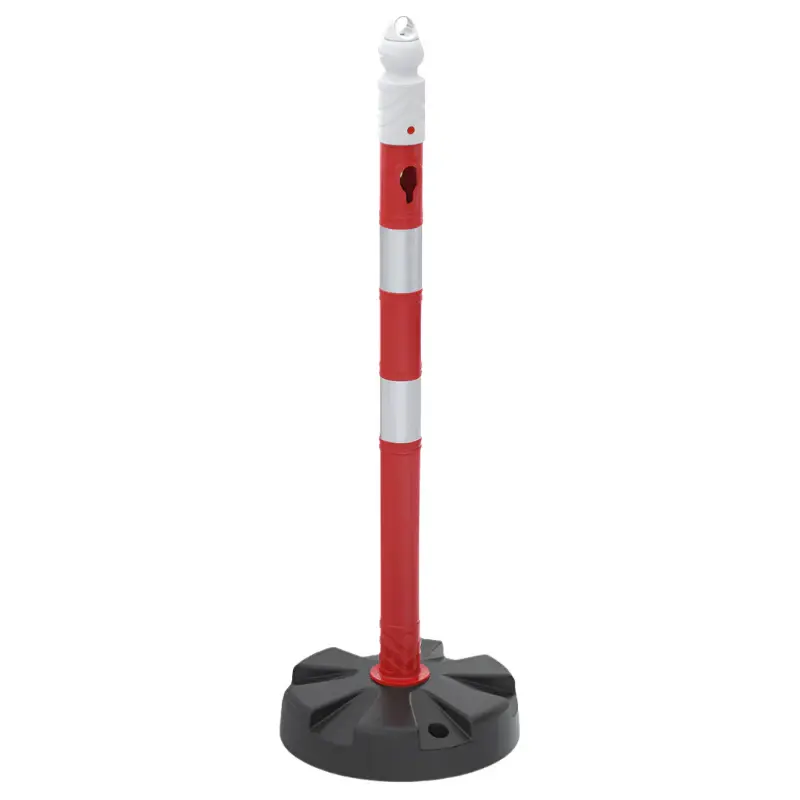 1M PPC Warning Post Reflective Base