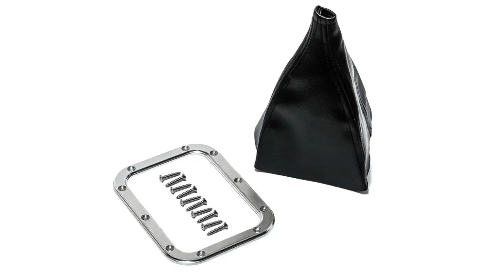 Premium Shift Boot w/Silver Billet Trim