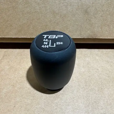 J-Shift Dana 20 Transfer Case Shift Knob, 1973-77 Ford Bronco- AGED LOGO AA