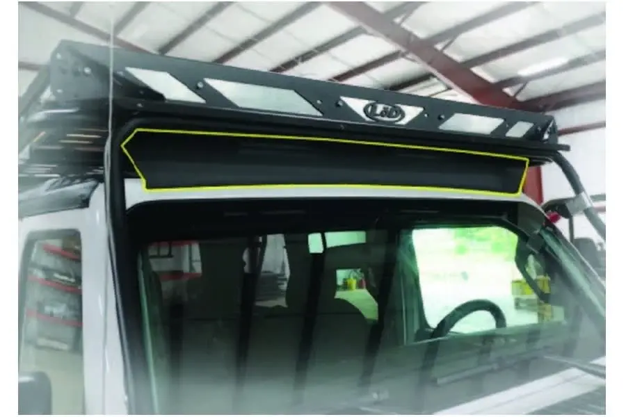 Jeep Wrangler JL LOD Offroad Destroyer Roof Rack Wind Deflector Smoke Tint