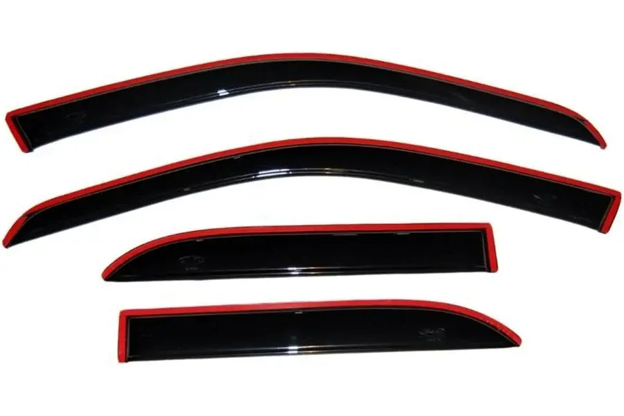 Sunroof Wind 2016-23 Toyota Tacoma AVS -Channel VentVisor Window Deflectors, Front and Rear