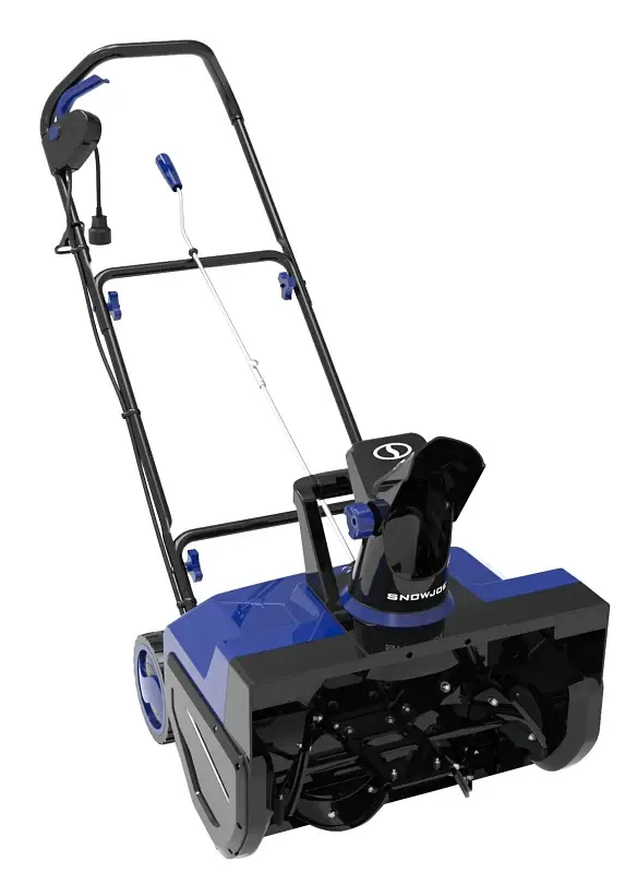 Snow Joe SJ626E Snow Thrower, 14.5 , 1-Stage, 22 W Cleaning, 25 ft Throw, Azure