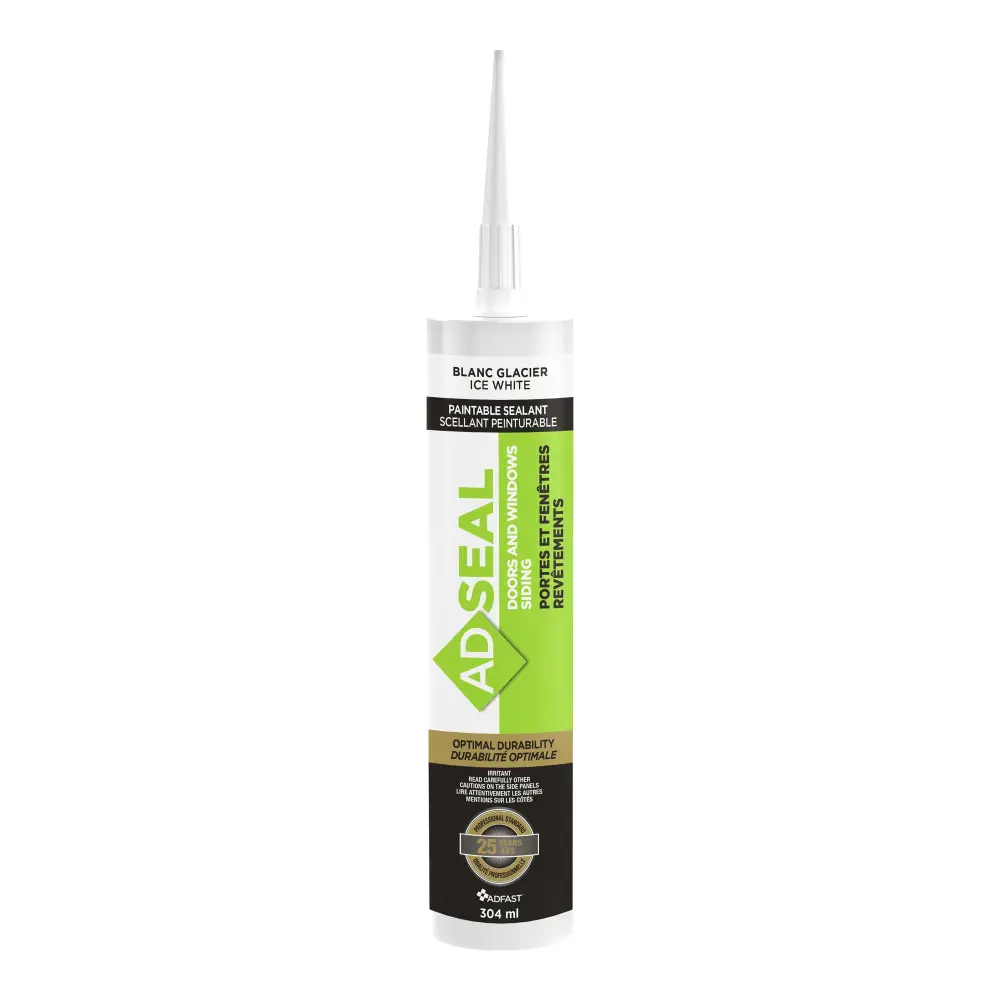 Weatherseal Hybrid Adhesive Sealant and Paintable, Ice Snow