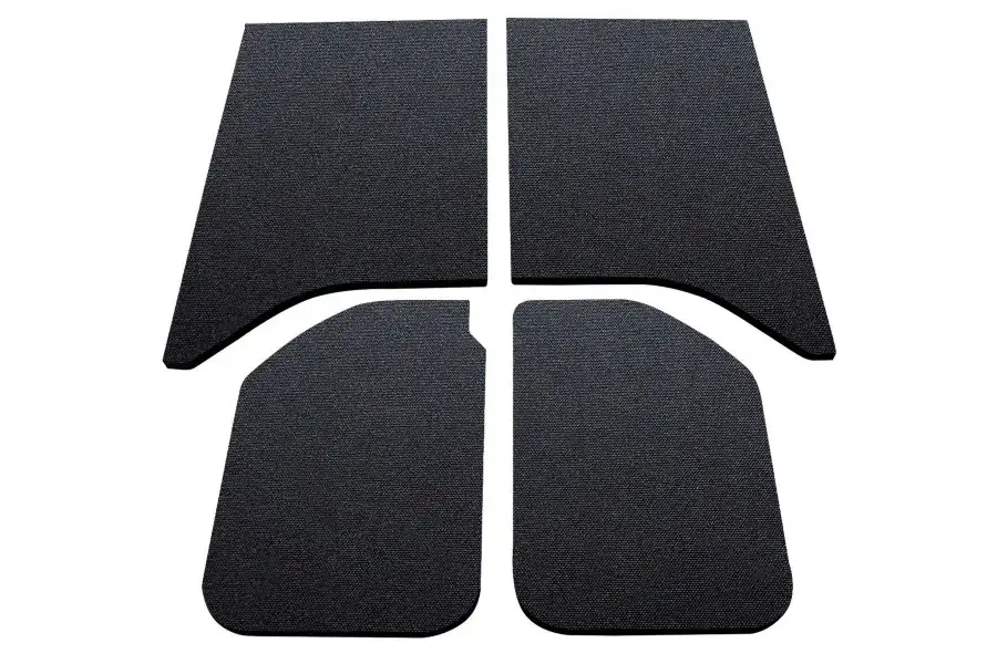 Jeep Wrangler JK 2-Door DEI Sound Deadening Headliner Kit, Black First Finish