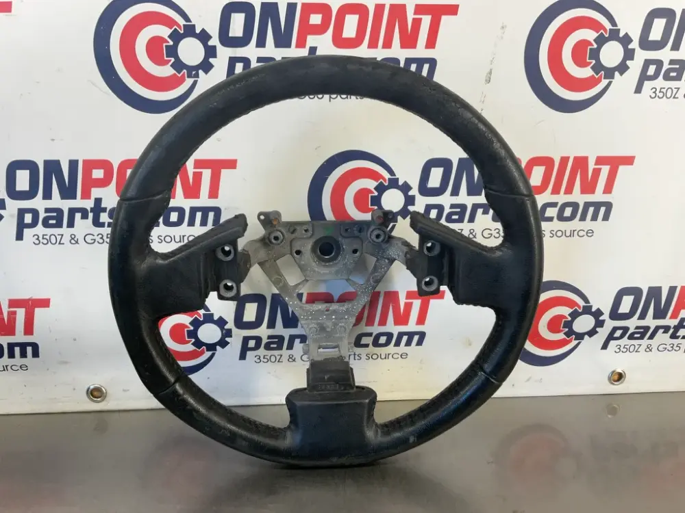 03-04 Infiniti G35 Steering Wheel Onyx 48430AM610 OEM 15BDDEC