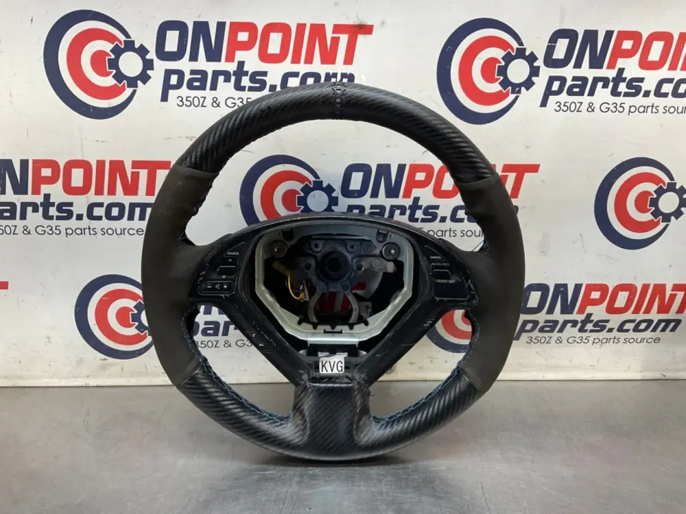 2009 Infiniti V36 G37 Steering Wheel Aftermarket Stitch Cover OEM 12BAWFC