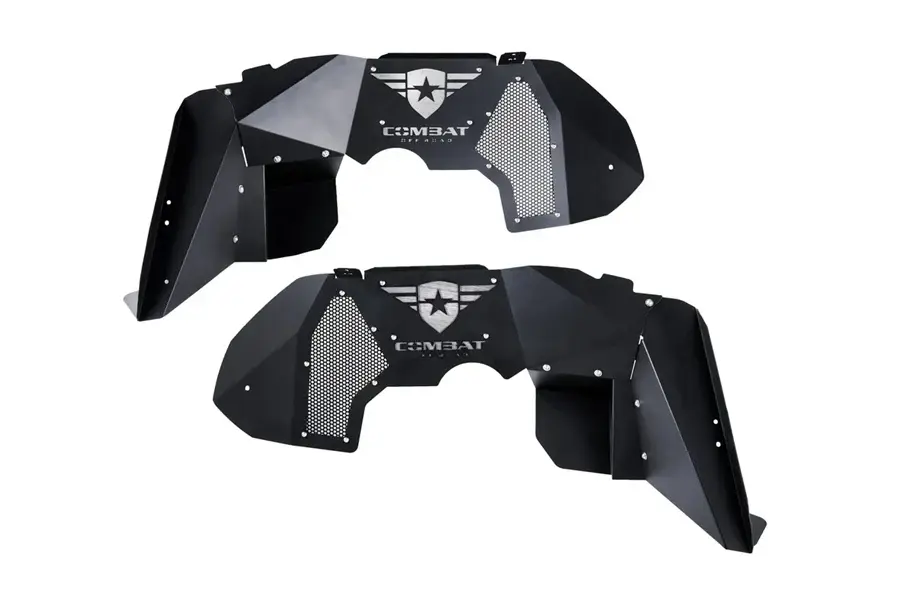 2018-26 Jeep Wrangler JL Combat Off Road Battle Ready Aircraft-grade Inner Fender Liner Kit Front