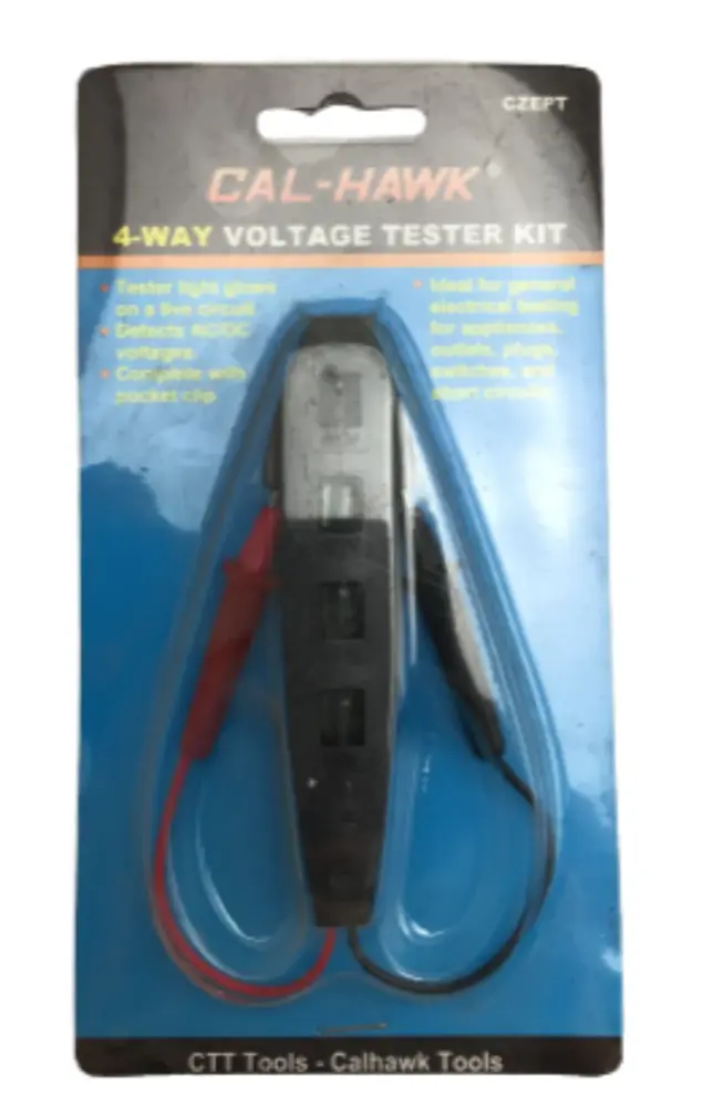 Cal-Hawk 4-Way Voltage Tester Kit Case