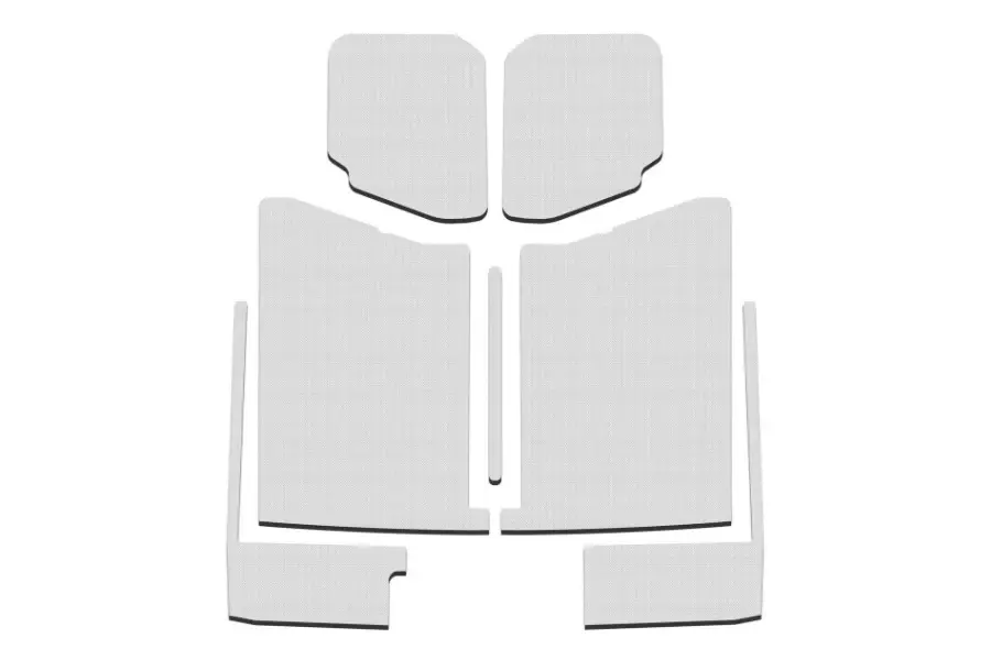 Jeep Gladiator JT Design Engineering Full Headliner Kit, White Original Finish