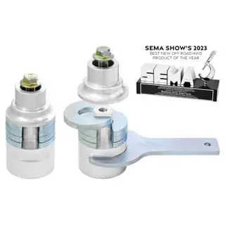 Professional Grade RJ-107101-101 - JL/JT/JK Customizable Front Bump Stop Kit