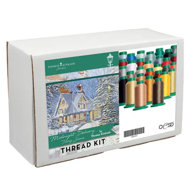 OESD Midnight Delivery Thomas Kinkade Thread Kit IS80375KIT