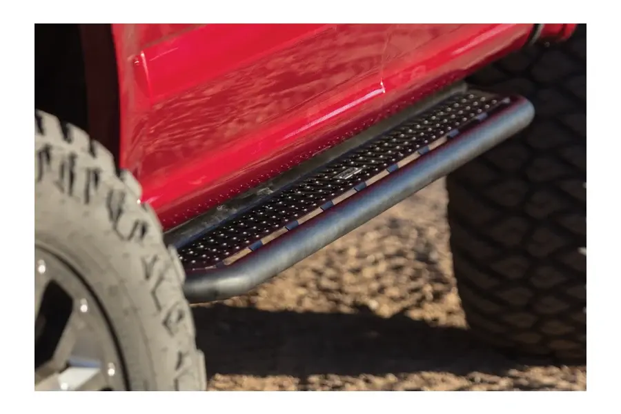 Jeep Wrangler JL 2-Door Go Rhino Dominator Extreme D6 Side Steps - Patterned Black