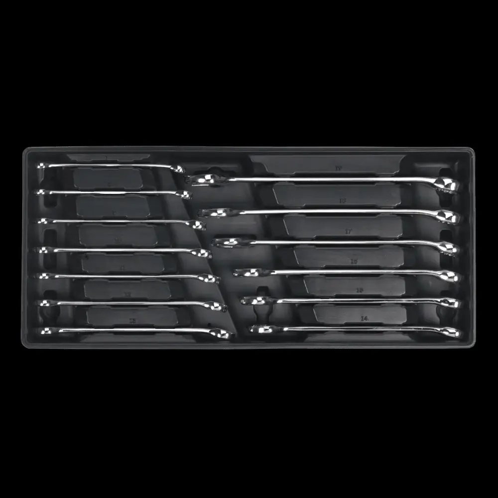 Sealey TBT01 Tool Tray Combination Spanner Place 13pc Metric