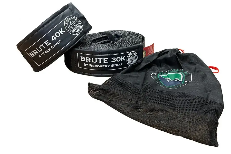 Overland Vehicle Systems Tow Strap 30000/40000 lb - 2 Pack