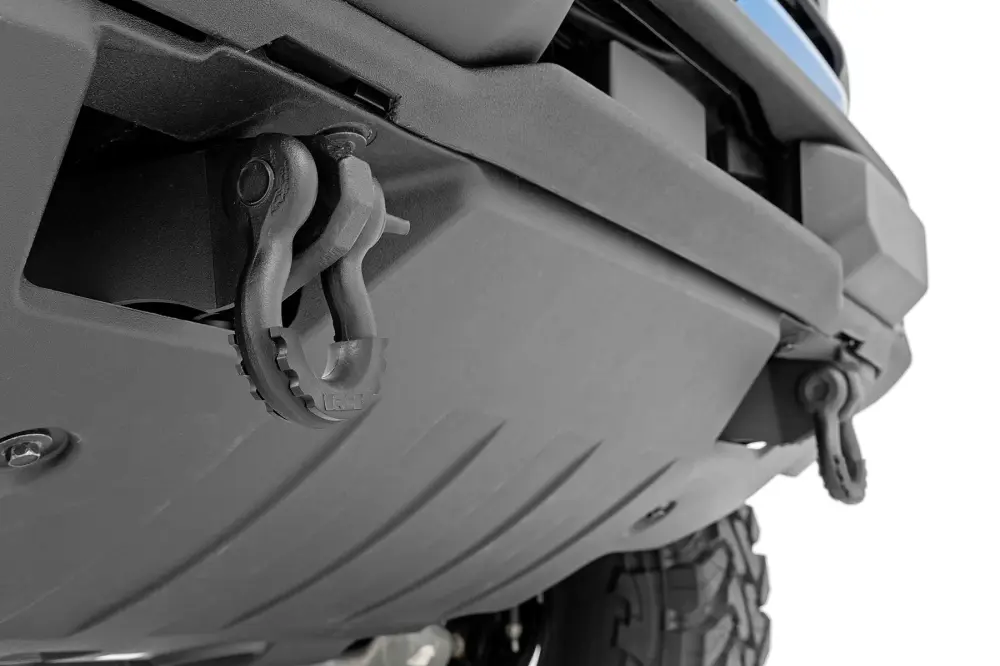 Tow Hook Brackets w/D-Rings & Isolators, 2021+ Ford Bronco Hawse Fairlead