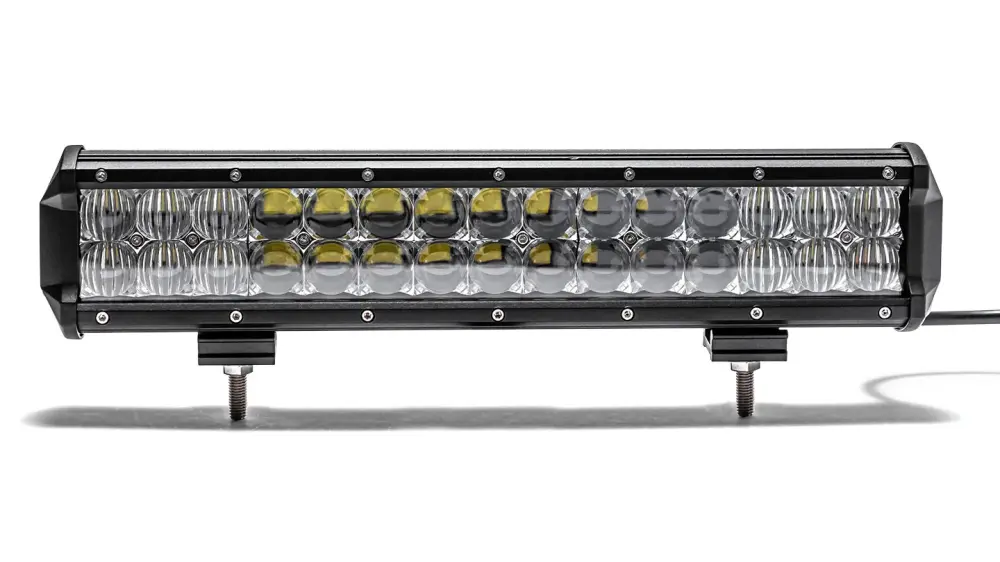 14.8 inch Two-part Row LED Light Bar TOMS OFFROAD, Flood/Spot COMBO