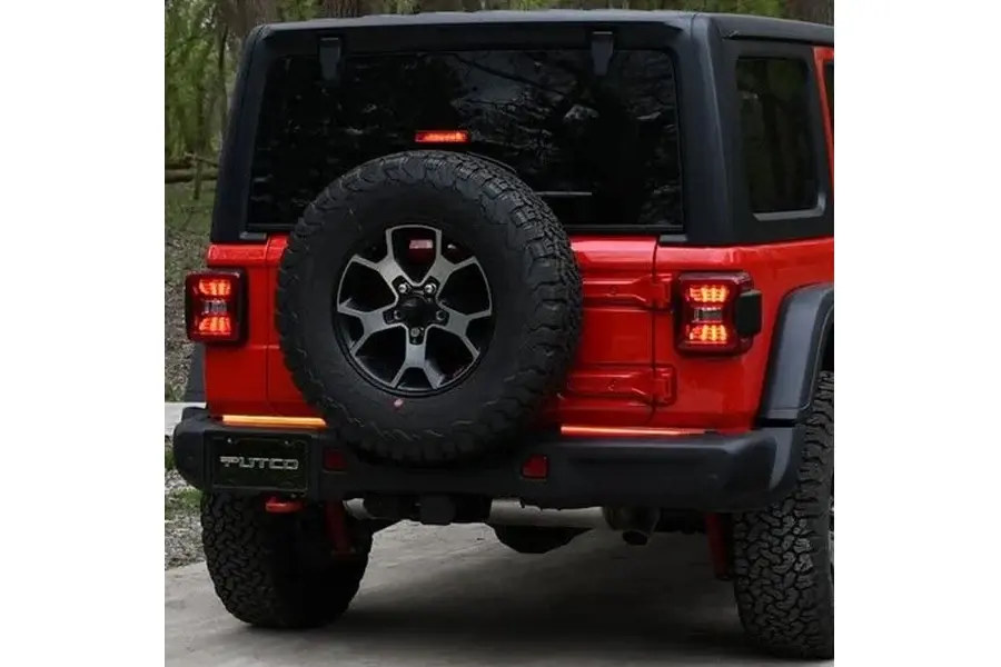 Jeep Wrangler JK Putco Blade 18in LED Tailgate Airy Bar w/ Plug-N-Play Connect Harness - Pair