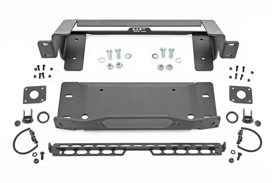 2021-25 Ford Bronco Rough Country High Winch Mount OE Sectional Bumpers