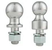 ACME 2 Inch x 1 1/4 Inch x 2 1/4 Inch Chromium Hitch Ball | Weather Resistant