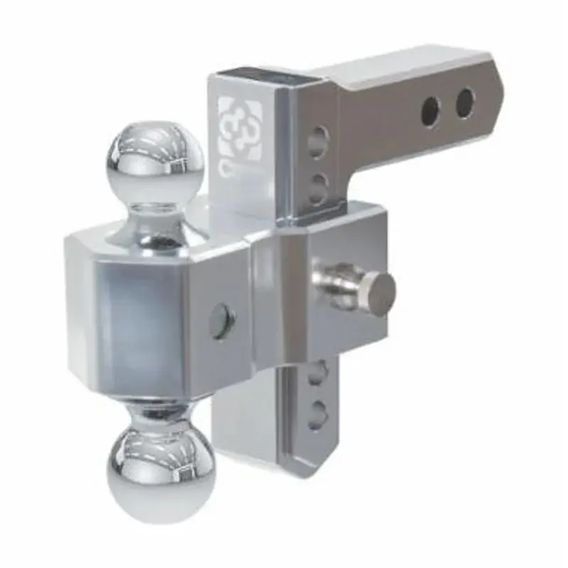 Curt AlumaLite Series 45363 Dual Ball Hitch, 2, 2-5/16 Dia Hitch Ball, Reinforced Hitch Ball, Aluminum