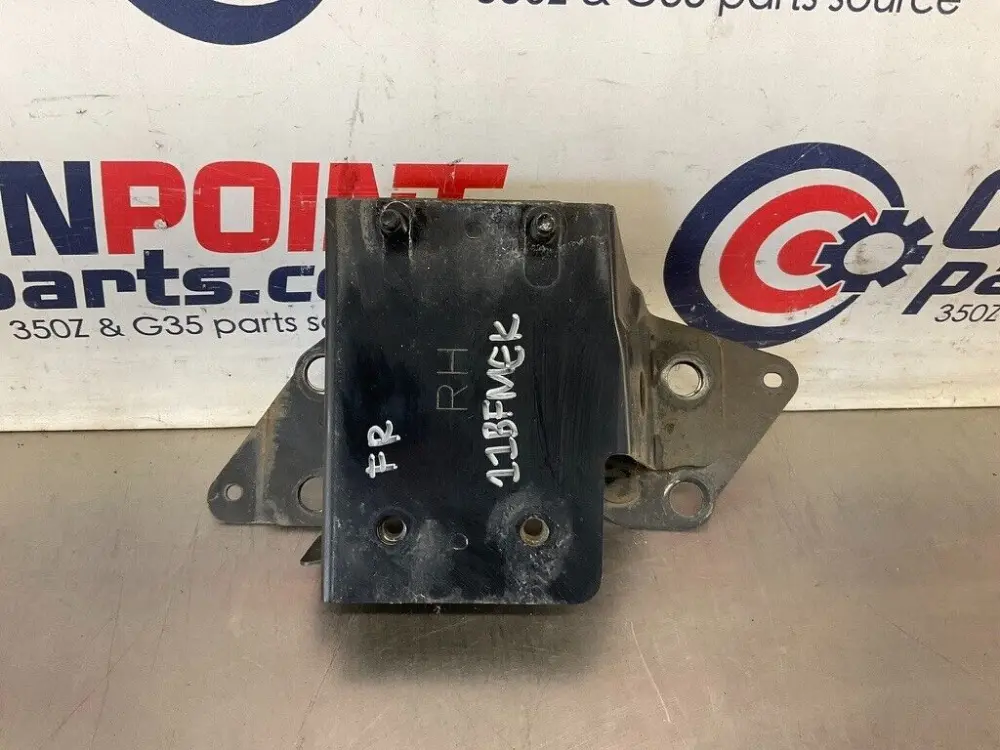 2005 Infiniti G35 Passenger Right Front Bumper Impact Install Bracket OEM 11BFMEK