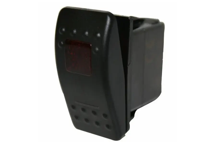 Bulldog Winch Rocker Switch-ON/OFF 5-Pin - Ruby