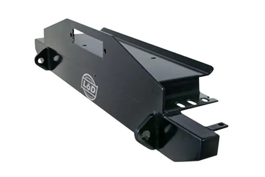 Jeep Wrangler YJ LOD Offroad Mid Width Front Winch Bumper, Charcoal