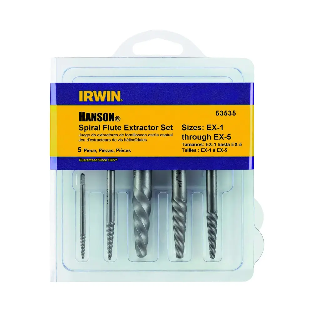 Spiral Screw Extractor, 5 Piece