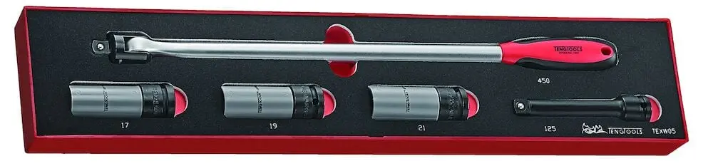 Teng Wheel Tool Place FOAMX4 5 Pieces - TEXW05